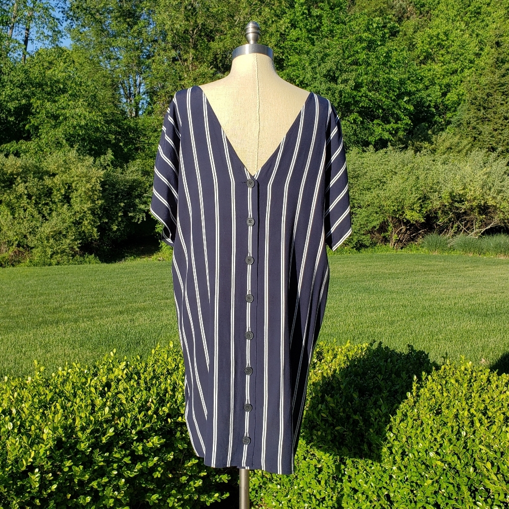 Madewell Striped Plaza Shift Dress - Picture 4 of 8